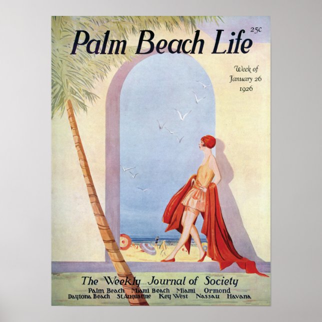 Poster Palm Beach Life #18 print (Devant)