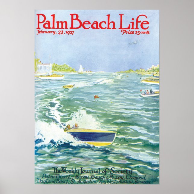 Poster Palm Beach Life #2 tirage (Devant)