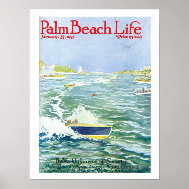 Poster Palm Beach Life #2 tirage (Devant)