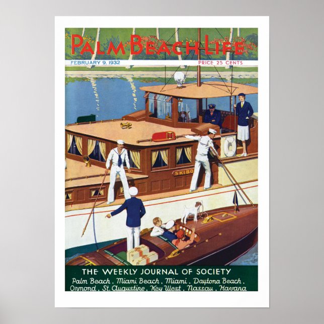 Poster Palm Beach Life #6 print (Devant)