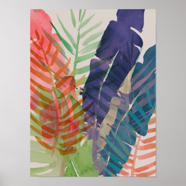 Poster Palmes électriques (Devant)