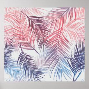 Poster Palmiers Tropicaux Hawaïens : Élégants et sans fil