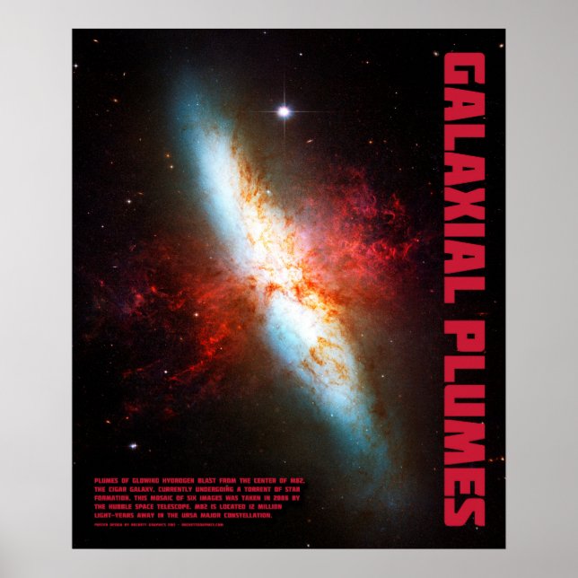 Poster Panaches galactiques (Devant)