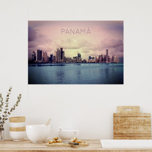 Poster Panama Skyline