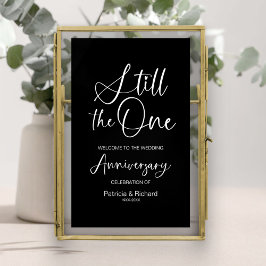 Poster Pancarte de bienvenue pour anniversaire de mariage