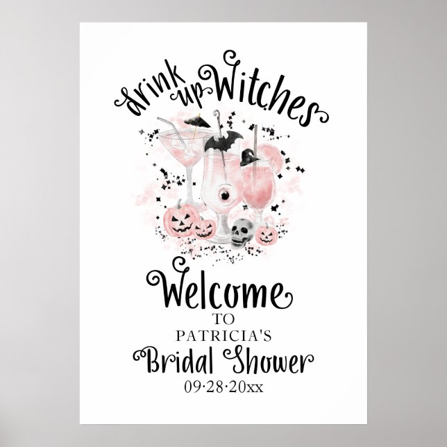 Poster Pancarte de bienvenue pour la fête de mariage des  (Devant)