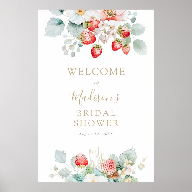 Poster Pancarte de bienvenue pour la fête de mariage Vign (Devant)
