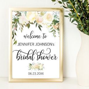 Poster Pancarte de BIENVENUE pour une Baby Shower de mari