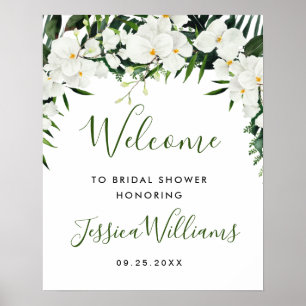 Poster Pancarte de bienvenue pour une ÉLÉGANTE MARIÉE ORC