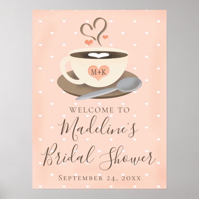 Poster Pancarte de bienvenue pour une fête de mariage ave (Devant)