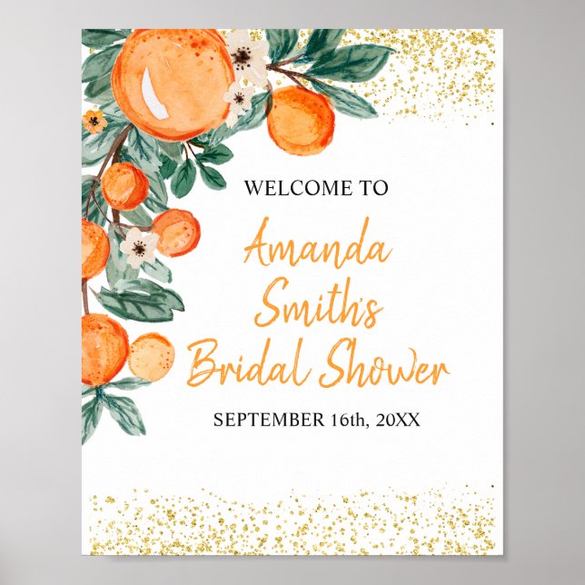 Poster Pancarte de bienvenue pour une fête de mariage Ora (Devant)