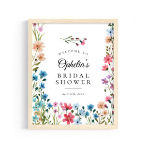 Poster Pancarte de bienvenue pour une fête de mariage Wil