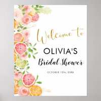 Pancarte de bienvenue pour une fête prénuptiale au
