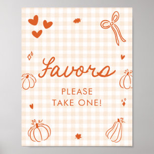 Poster Pancarte de cadeaux de bienvenue « Une petite citr