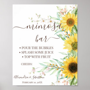 Poster Pancarte de Fête de Mariage avec Thème de Tourneso