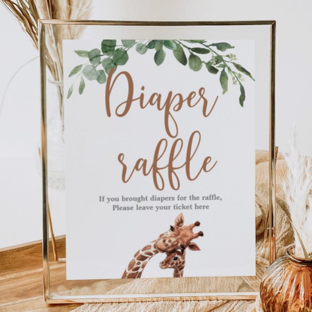 Poster Pancarte de jeu de baby shower pour un tirage au s (Créateur téléchargé)