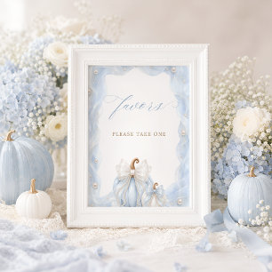 Poster Pancarte de table pour cadeaux de baby shower Litt