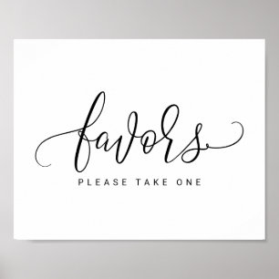 Poster Pancarte pour les cadeaux de mariage - Calligraphi