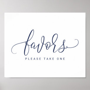 Poster Pancarte pour les cadeaux de mariage - Écriture Bo