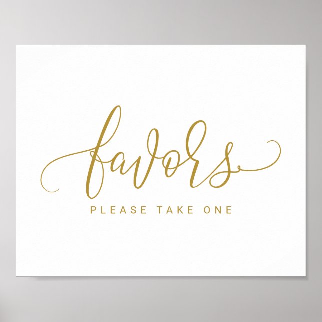 Poster Pancarte pour les faveurs de mariage - Bounce Scri (Devant)