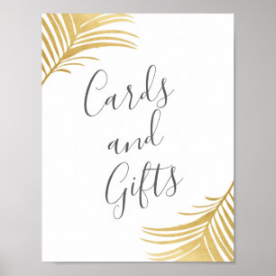 Poster Pancartes et Cadeaux Panneau de Mariage sur la Pla