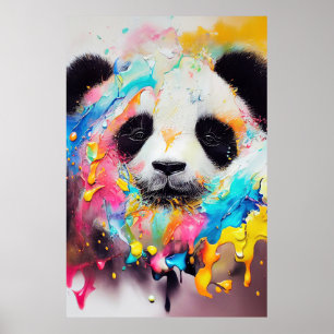 Poster Panda Bear Animal Discovery Aventure Nature