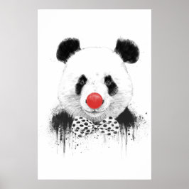 Poster Panda clown