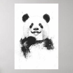 Poster Panda drôle
