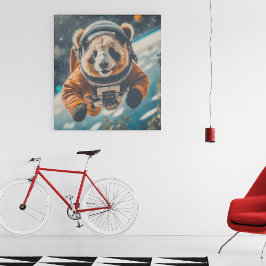 Poster Panda espace