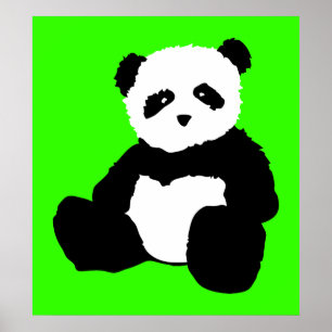 Poster panda plush.