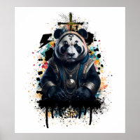 panda, poster, panda poster, cool,