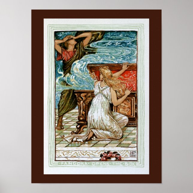 Poster Pandora ouvre la boîte (Devant)