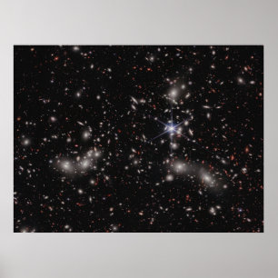 Poster Pandora's Cluster Abell 2744 JWST