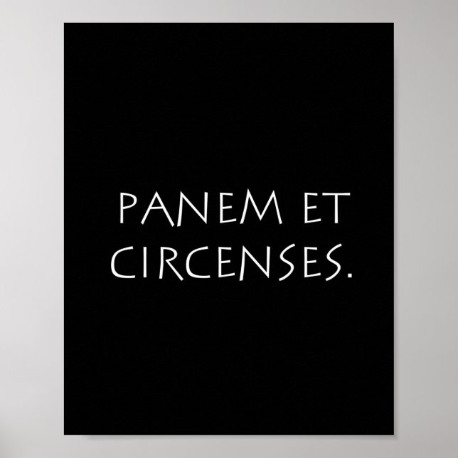 Poster Panem et circenses (Devant)