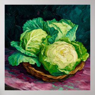 Poster Panier aux choux après Van Gogh