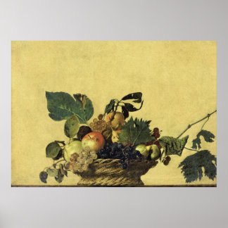 Poster Panier de fruits du Caravaggio