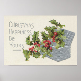 Poster Panier de Holly Winterberry