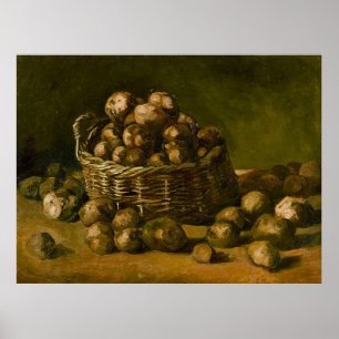 Poster Panier de pommes de terre de Van Gogh