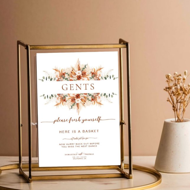 Poster Panier de salle de bain pour hommes Terracotta Mar (Créateur téléchargé)