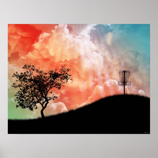 Poster Panier sur une colline (Devant)