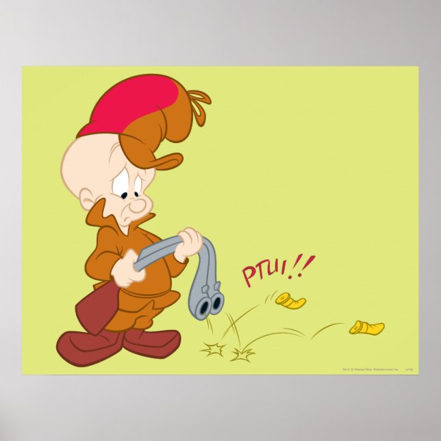 Poster Panne d'arme d'ELMER FUDD™ (Devant)