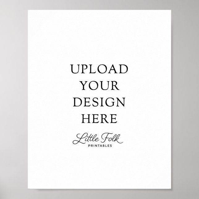 Poster Panneau 8 x 10 pouces (Devant)