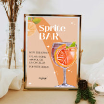 Panneau Aperol Spritz Bar, Spritz Cocktail Print