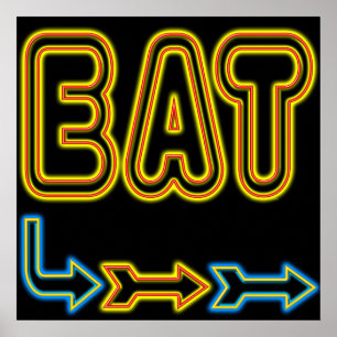 Poster Panneau Art Retro Mat