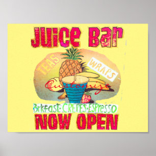 Poster Panneau Barre de jus Thunder_Cove