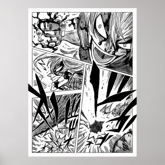 Poster Panneau Black Clover Manga (Devant)