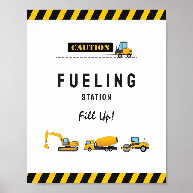 Poster Panneau Boisson de l'Anniversaire du Camion de con (Devant)