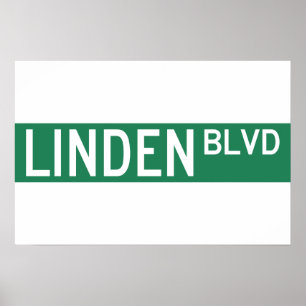 Poster Panneau Boulevard Linden