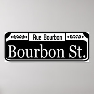 Poster Panneau Bourbon