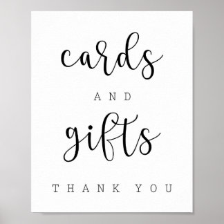 Poster Panneau Cartes et Cadeaux